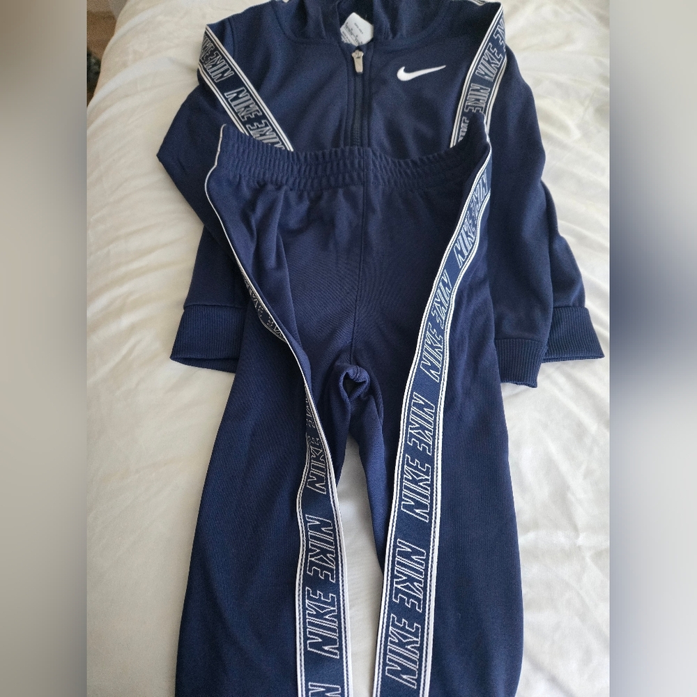Nike Blue Two Pises, Boy Joging suit, New, 5-6 Years Old,  dark blue color